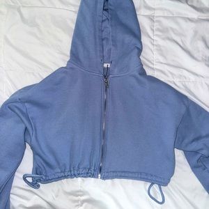 Garage cropped hoodie